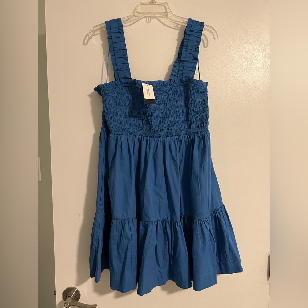 Abercrombie & Fitch Blue Ruffled Sundress